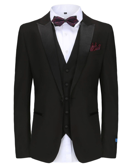 Men's Premium 3 pcs Slim Fit Tuxedo Set - Regular